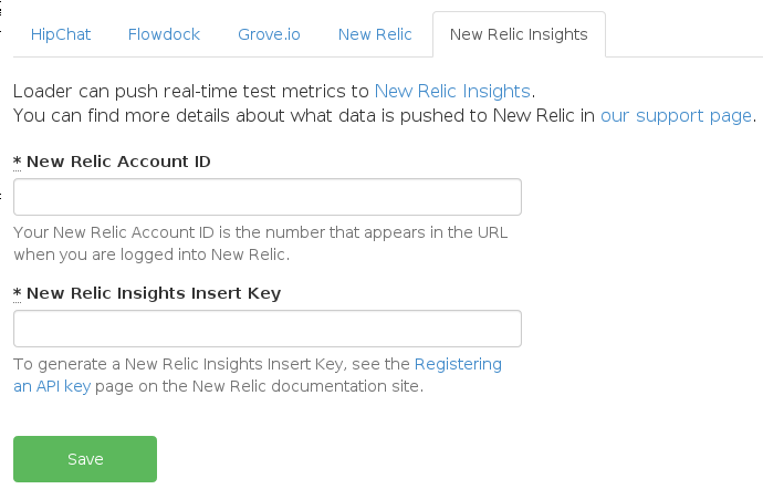 Loader New Relic Insights Integration